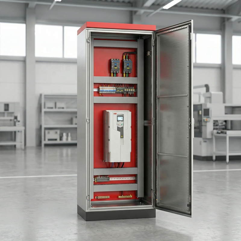 Custom Metal VFD Control Cabinet for Industrial Automation