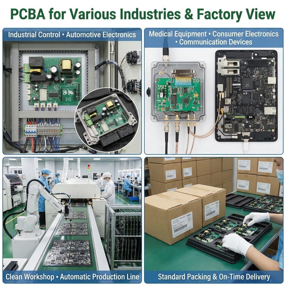 Custom PCB Design & Prototype Assembly Service for Industrial Control