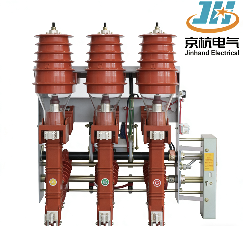 Jinhand FK(R)N12A-12D 3-Pole Copper Steel Load Break Switch-Fuse Combination for Industrial Power Distribution