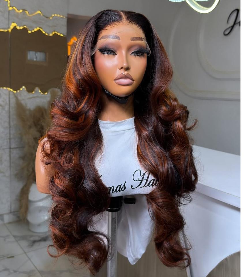 Парик с прозрачным кружевом из натуральных волос Brazilian Virgin Hair 12A