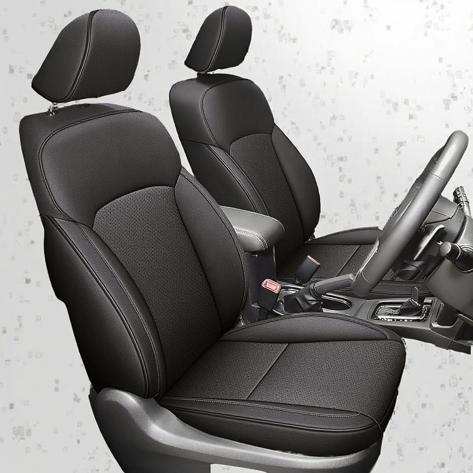 Capas de Banco de Couro Impermeáveis para Subaru Crosstrek Outback 2009-2025