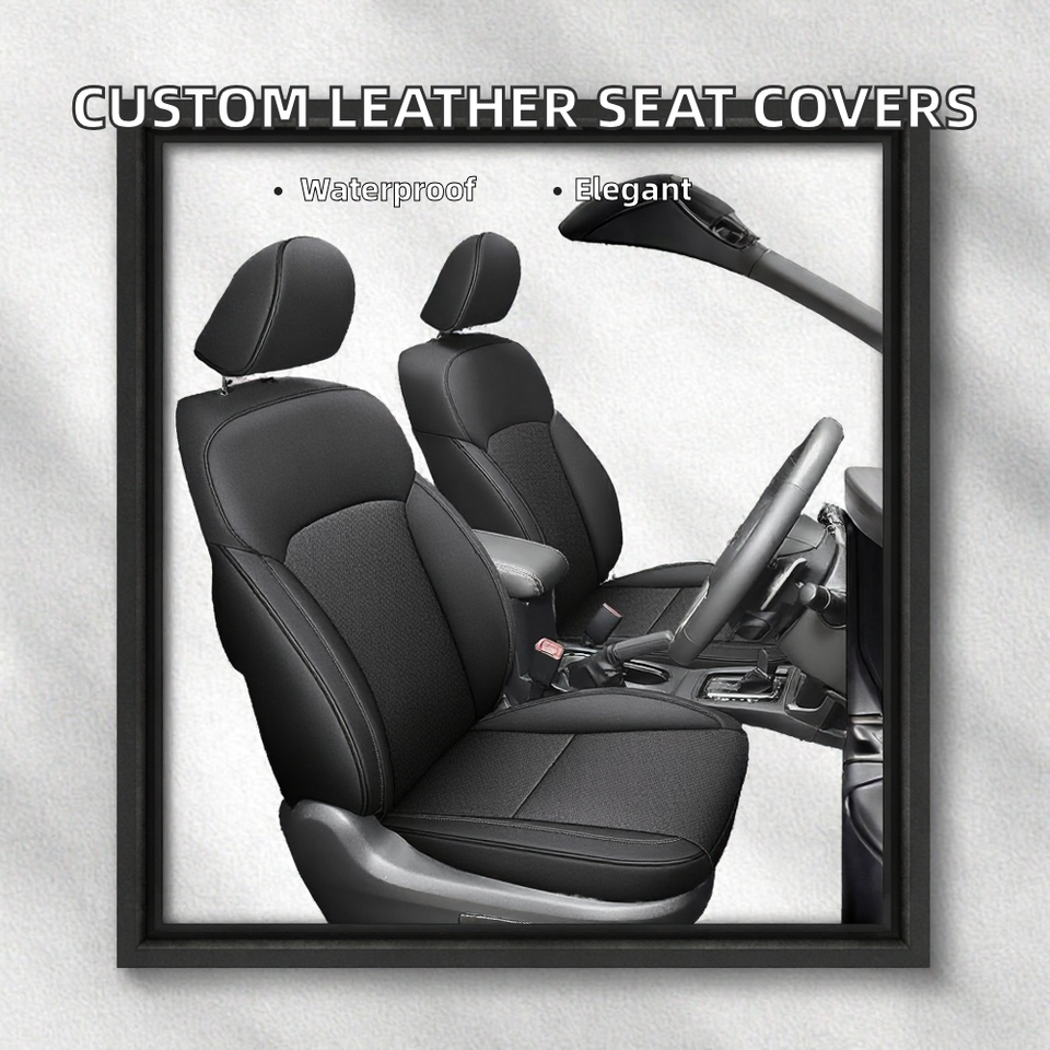 Capas de Banco de Couro Impermeáveis para Subaru Crosstrek Outback 2009-2025