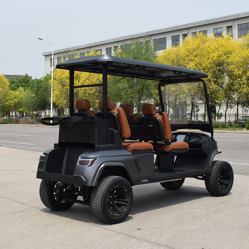 Carro de Golfe Elétrico 4 Lugares com Certificação CE e Freio a Disco Hidráulico