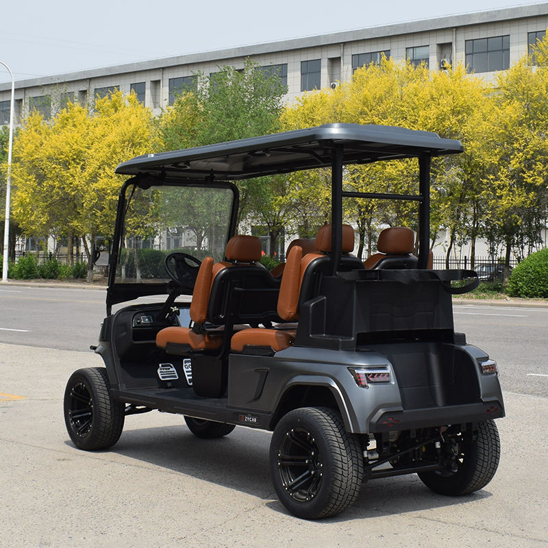 Carro de Golfe Elétrico 4 Lugares com Certificação CE e Freio a Disco Hidráulico