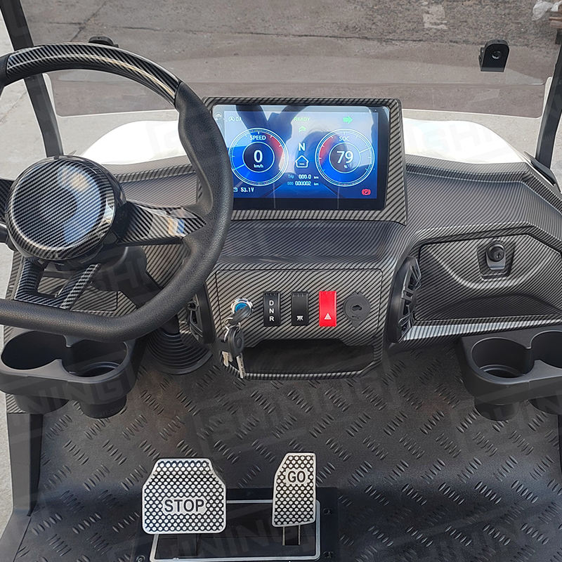 Carrinho de Golfe Elétrico 2 Lugares 48V Lítio Legal para Rua CE