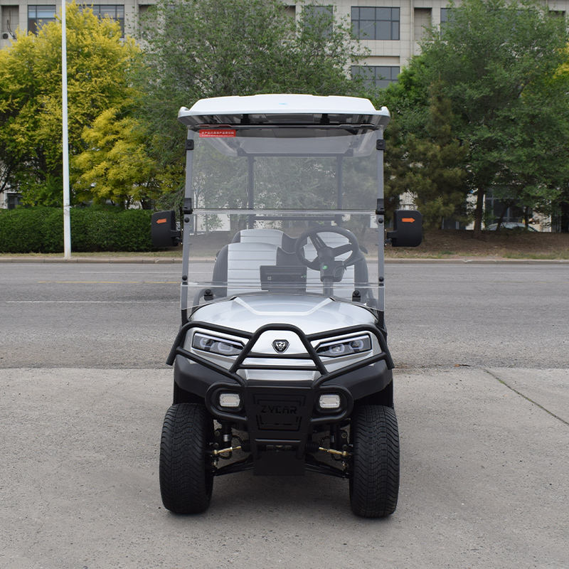 Carrinho de Golfe Elétrico 2 Lugares com Pneus Off-Road e Sistema 48V AC