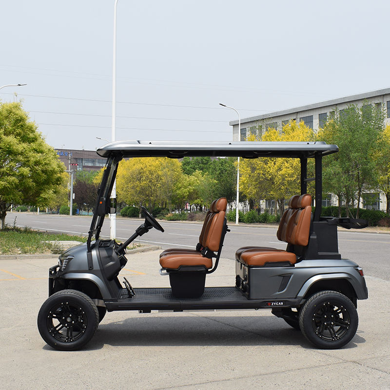 Carro de Golfe Elétrico 4 Lugares com Certificação CE e Freio a Disco Hidráulico