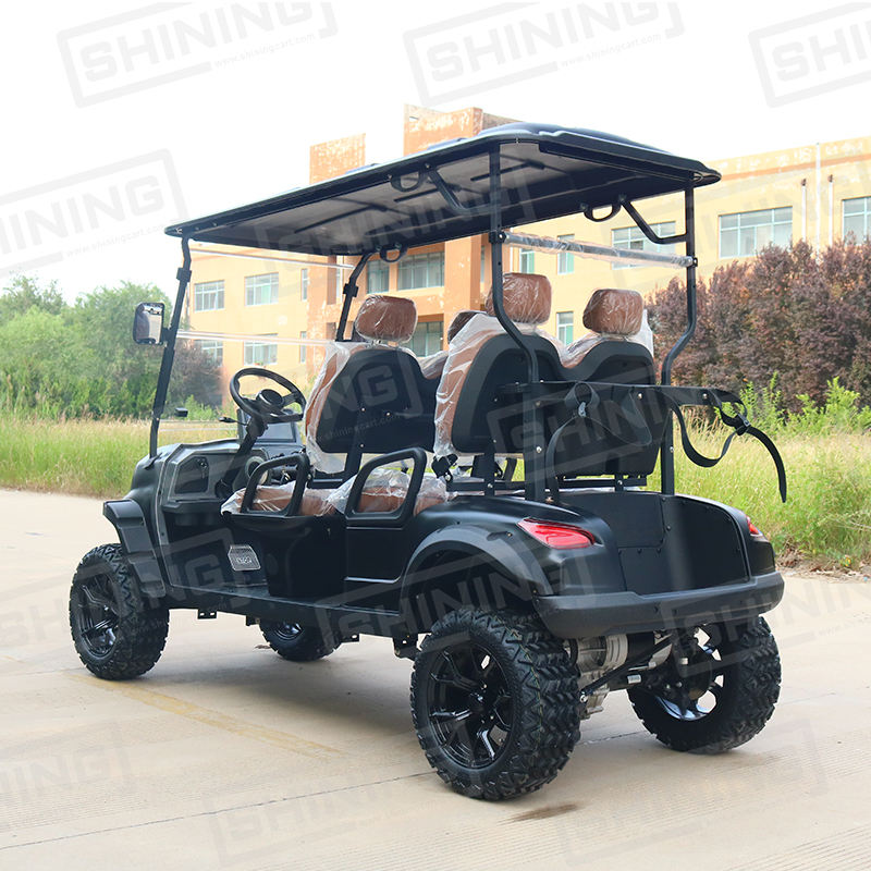 Carrinho de Golfe Elétrico 48V 4 Lugares Aço com Bateria de Lítio