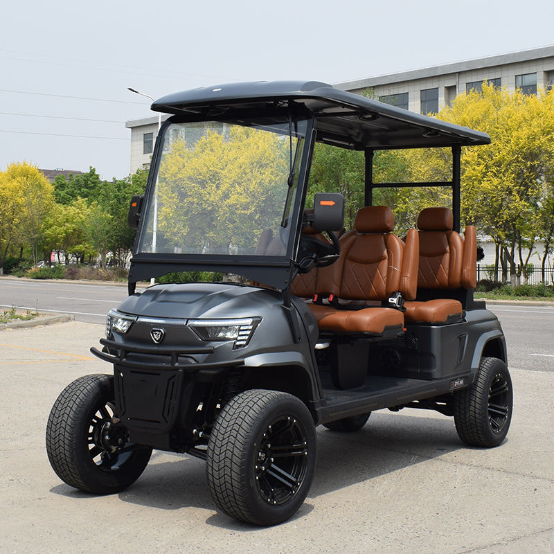 Carro de Golfe Elétrico 4 Lugares com Certificação CE e Freio a Disco Hidráulico
