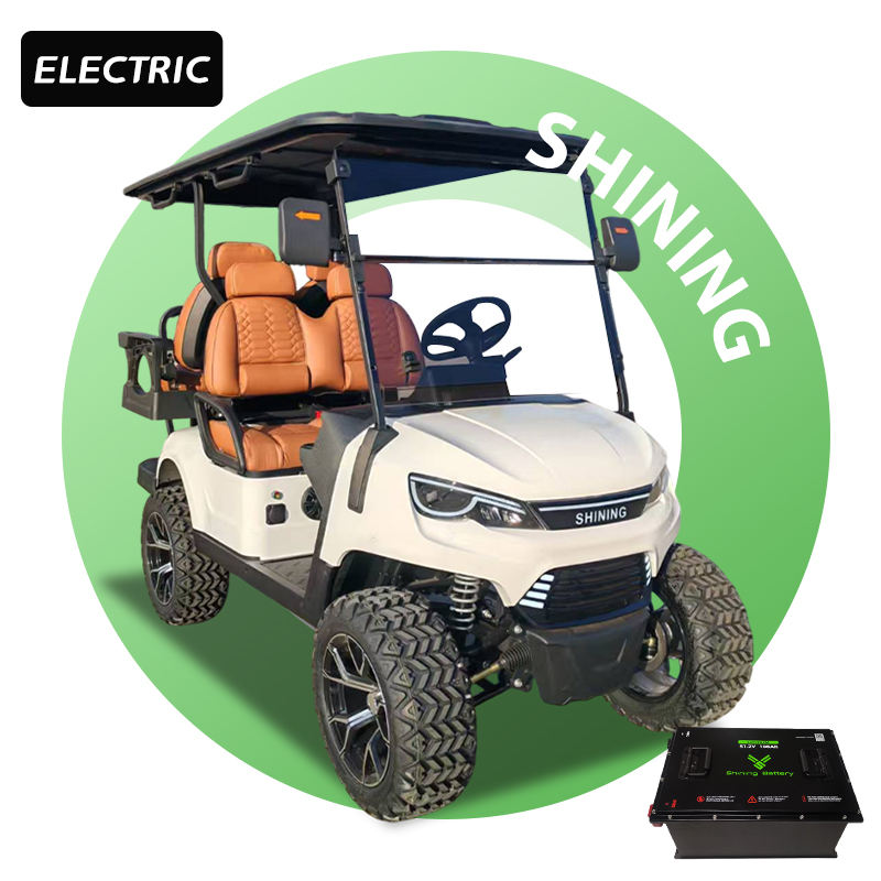 Carrinho de Golfe Elétrico 72V 105Ah com Bateria de Lítio