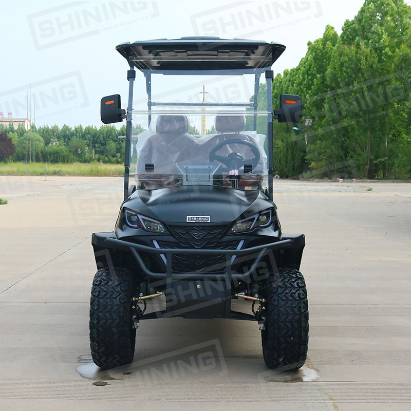 Carrinho de Golfe Elétrico 48V 4 Lugares Aço com Bateria de Lítio
