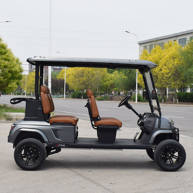 Carro de Golfe Elétrico 4 Lugares com Certificação CE e Freio a Disco Hidráulico