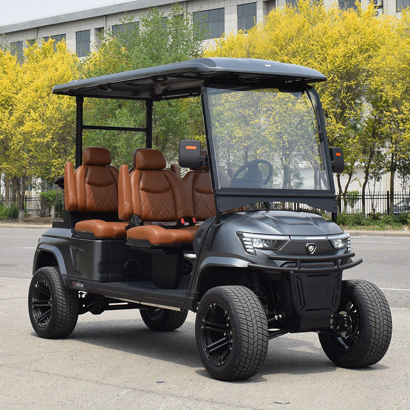 Carro de Golfe Elétrico 4 Lugares com Certificação CE e Freio a Disco Hidráulico