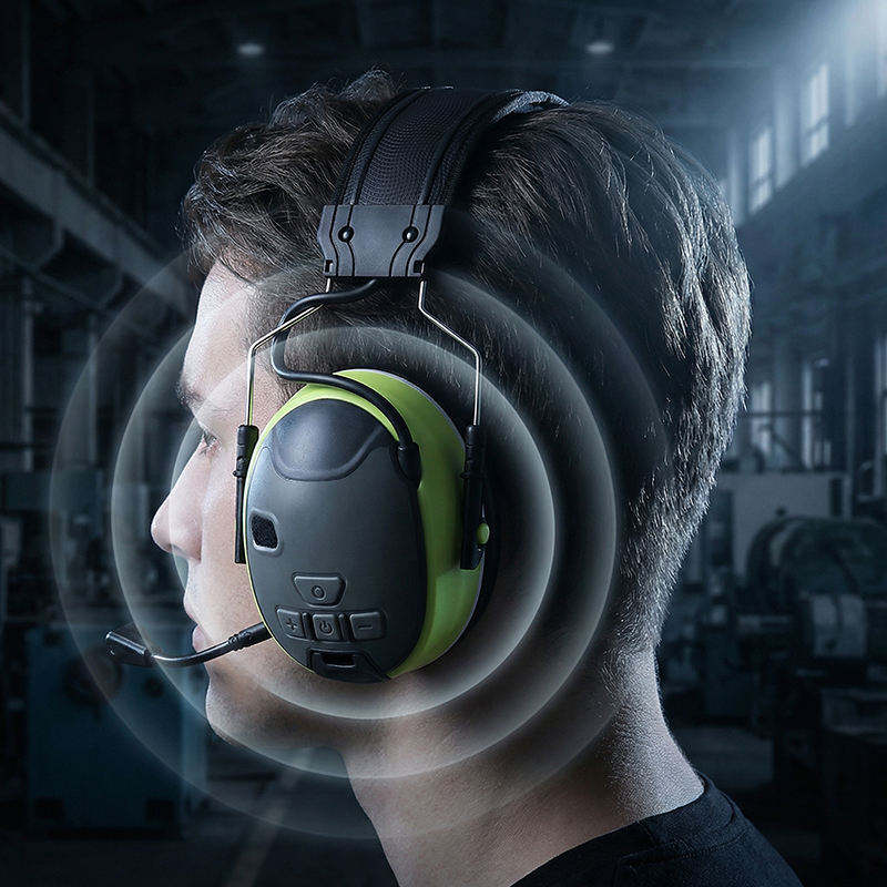 Proteção Auditiva Bluetooth C51 NRR24 Eletrônicos para Esportes e Mineração