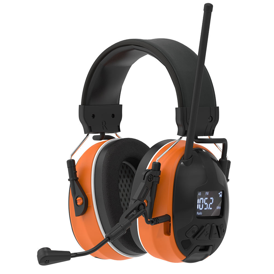 Protetor Auricular Bluetooth com Rádio FM - NRR 28dB