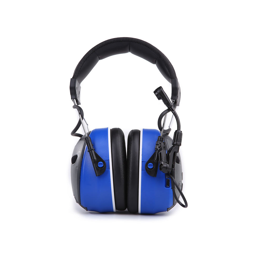 Protetor Auricular com Bluetooth para Tiro e Caça - Abafador de Ruído com Fone
