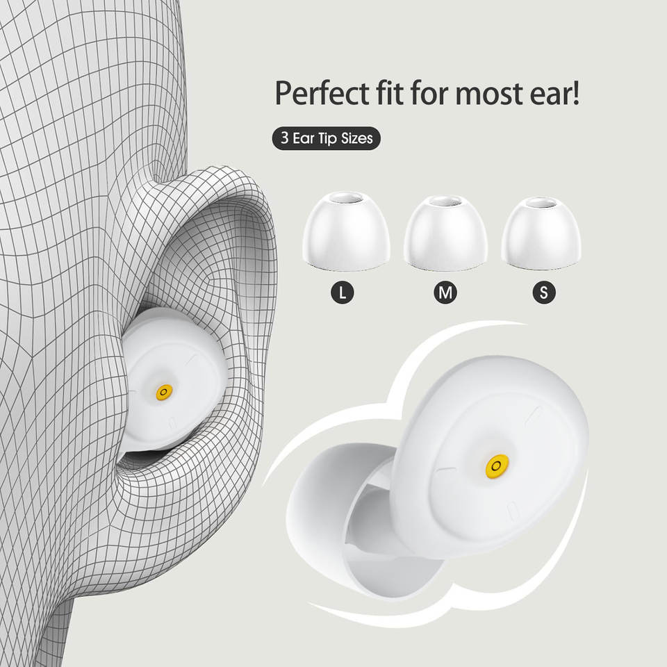Protetores Auriculares de Silicone Reutilizáveis com Isolamento Acústico para Estudo, Natação e Sono