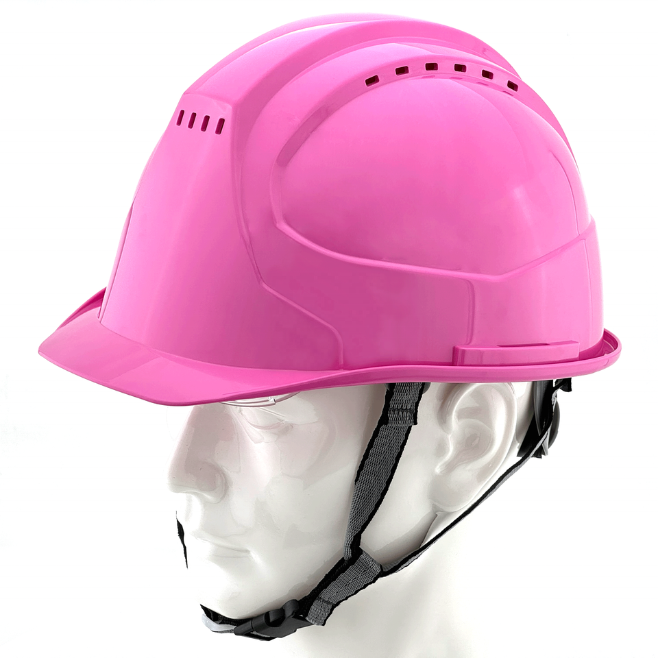 Capacete de Segurança ABS Ventilado com Viseira Integrada Certificado CE EN397