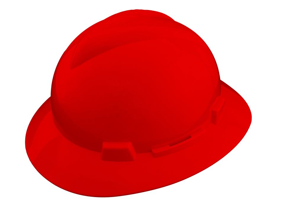 Capacete de Segurança YS-ND003 Aba Total HDPE V-Shape com Catraca