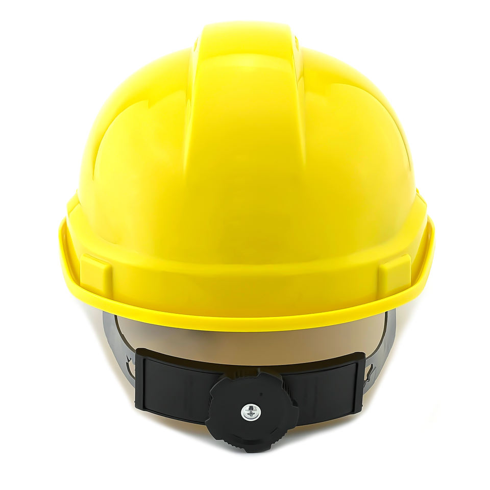 Capacete de Segurança ABS com Ventilação ANSI Z89.1 CE EN397 para Construção