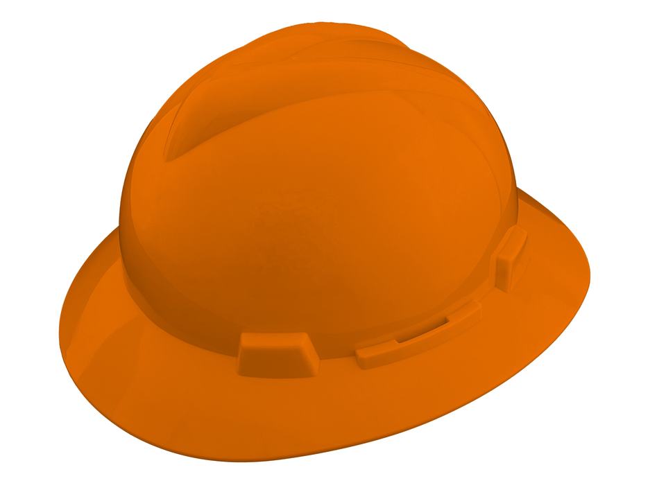 Capacete de Segurança YS-ND003 Aba Total HDPE V-Shape com Catraca