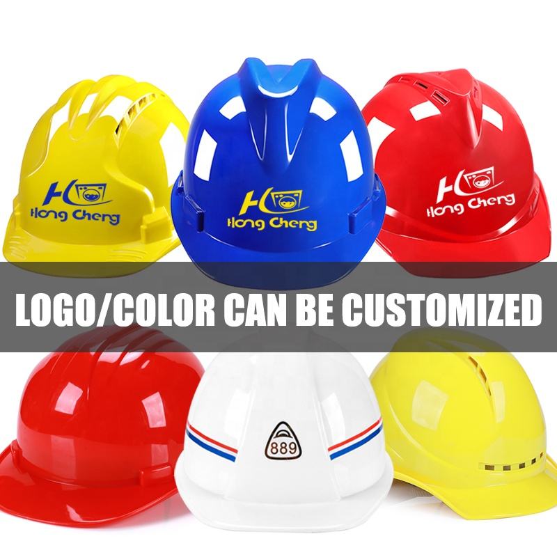 Capacete de Segurança Industrial HDPE com Suspensão de 4 Pontos