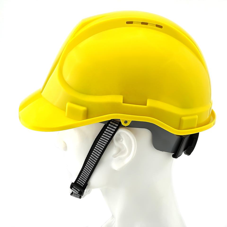 Capacete de Segurança ABS com Ventilação ANSI Z89.1 CE EN397 para Construção