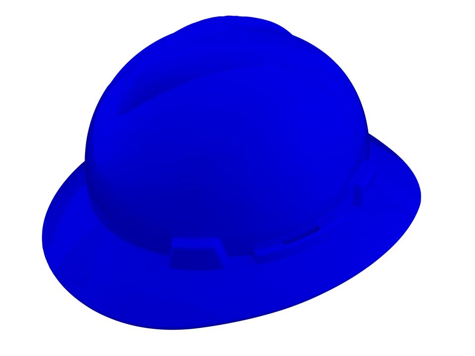 Capacete de Segurança YS-ND003 Aba Total HDPE V-Shape com Catraca