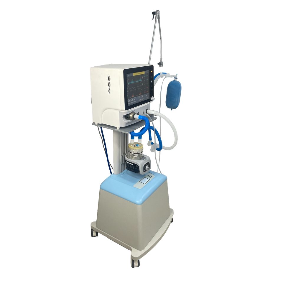 Ventilador Pulmonar ICU Portátil com Tela TFT de 12,1 Polegadas