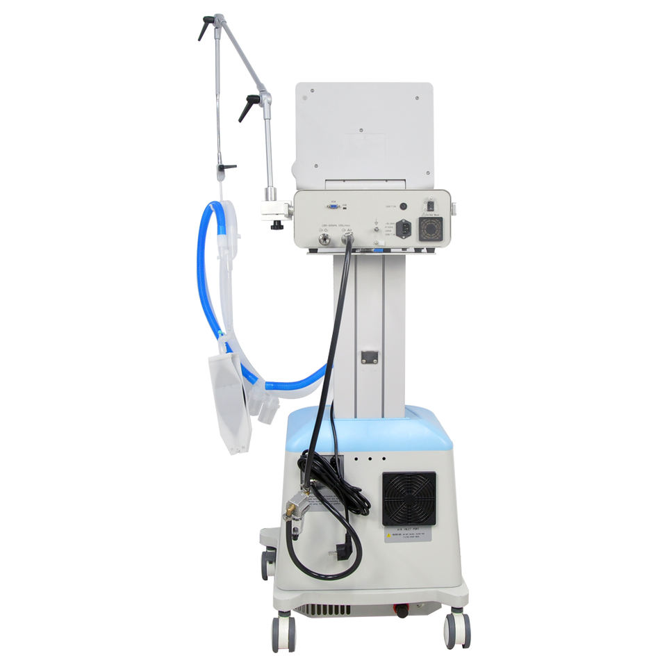 Ventilador ICU Portátil Automático para Veterinária com Tela TFT