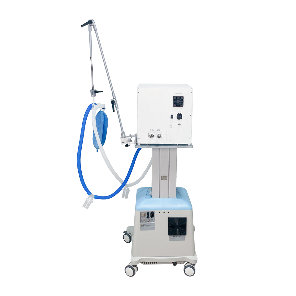 Ventilador Pulmonar ICU Portátil com Tela TFT de 12,1 Polegadas