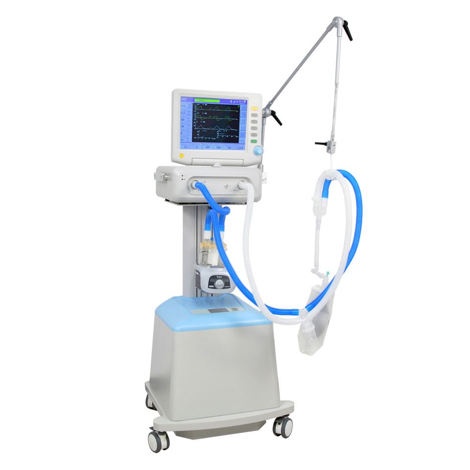 Ventilador ICU Portátil Automático para Veterinária com Tela TFT