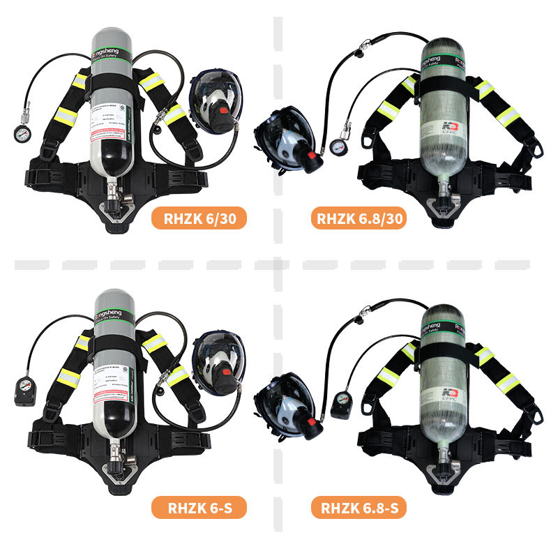 Equipamento de Respiração SCBA com Cilindro de Fibra de Carbono 30MPa 55-60min