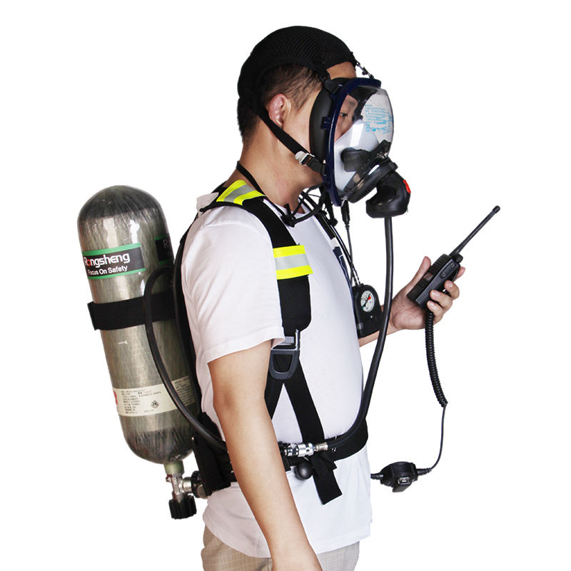 Equipamento de Respiração SCBA com Cilindro de Fibra de Carbono 30MPa 55-60min
