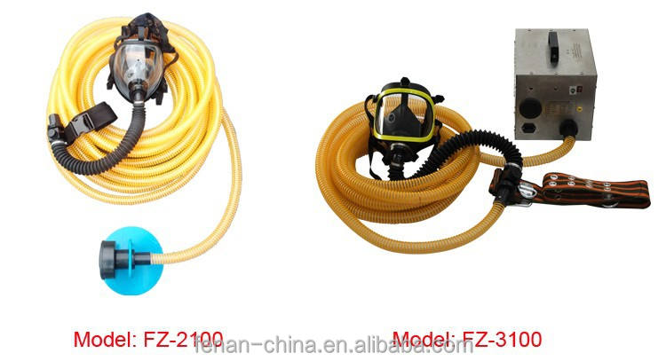 Respirador de Ar Com Capacete com Ventilação Forçada para 1-4 Pessoas