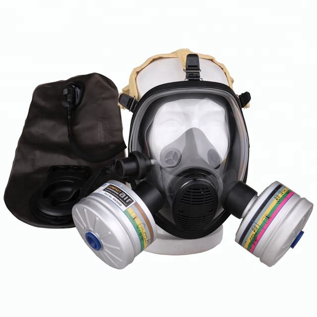Máscara de Gás Facial Integral com Viseira PC e Silicone
