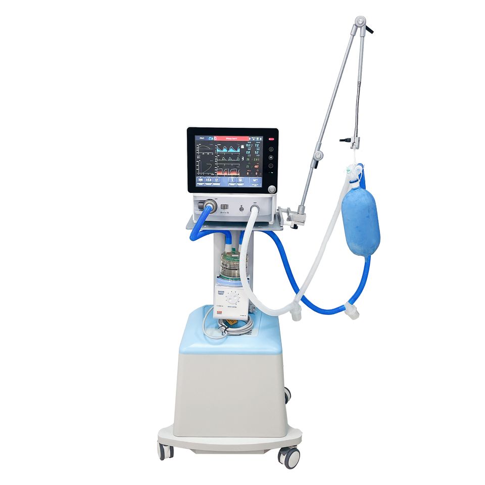 Ventilador Pulmonar ICU Portátil com Tela TFT de 12,1 Polegadas