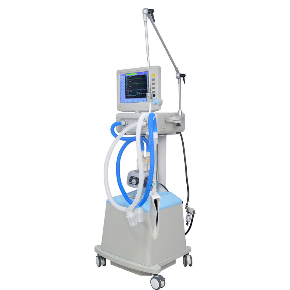 Ventilador ICU Portátil Automático para Veterinária com Tela TFT