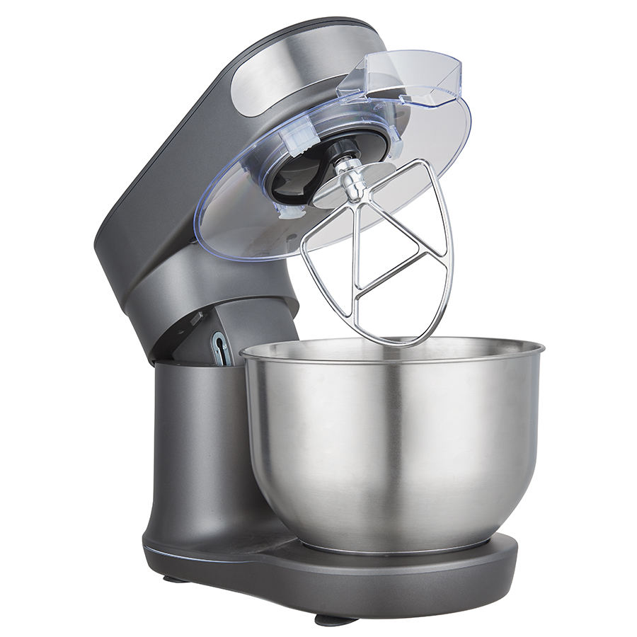 Professioneller Standmixer 1200W mit Teighaken & 5L/7L Schüssel