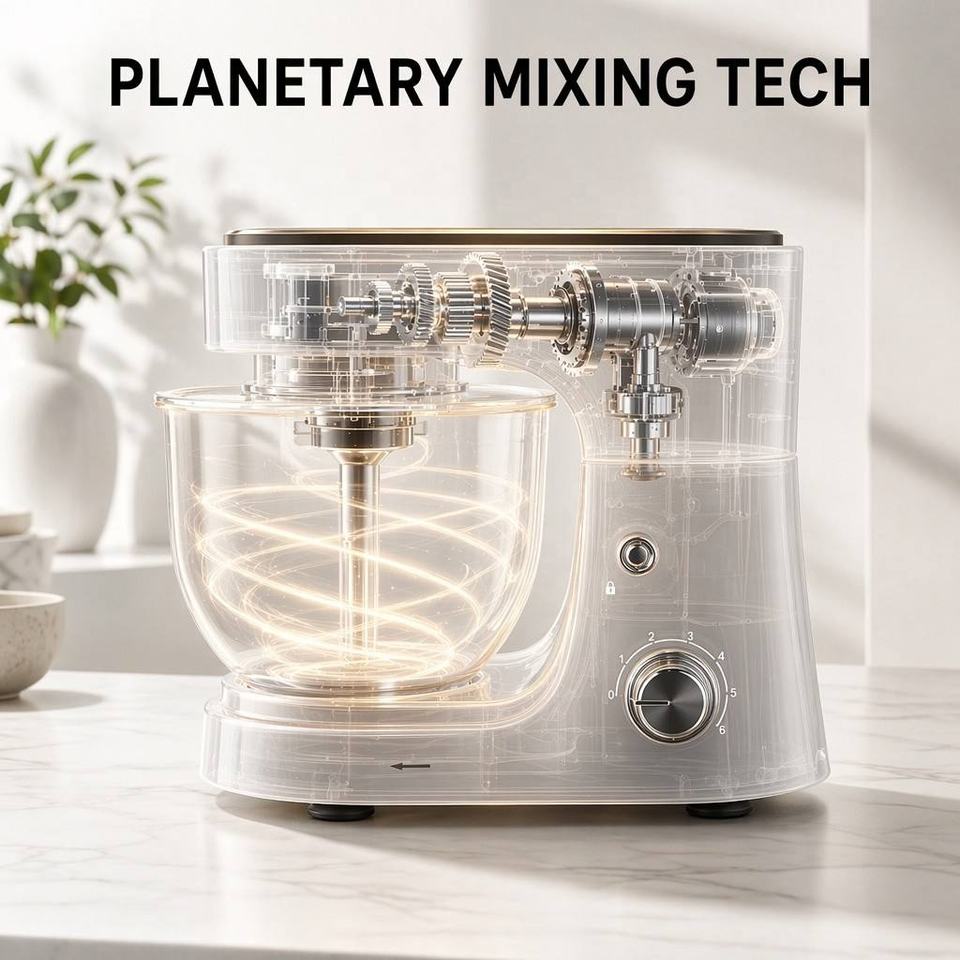 CX-6081 Standmixer Küchenmaschine mit Planetarischem Rührwerk