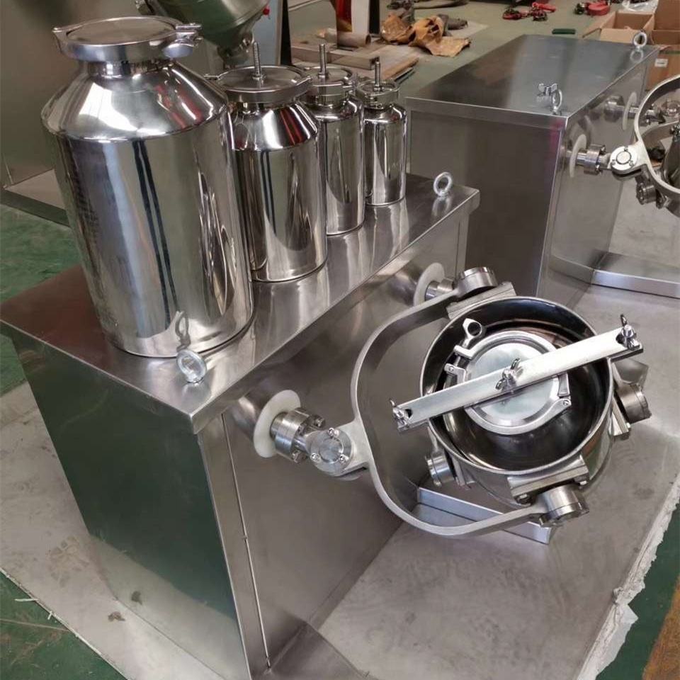 3D-Pulvermischer aus Edelstahl 304 für Lebensmittel & Chemie