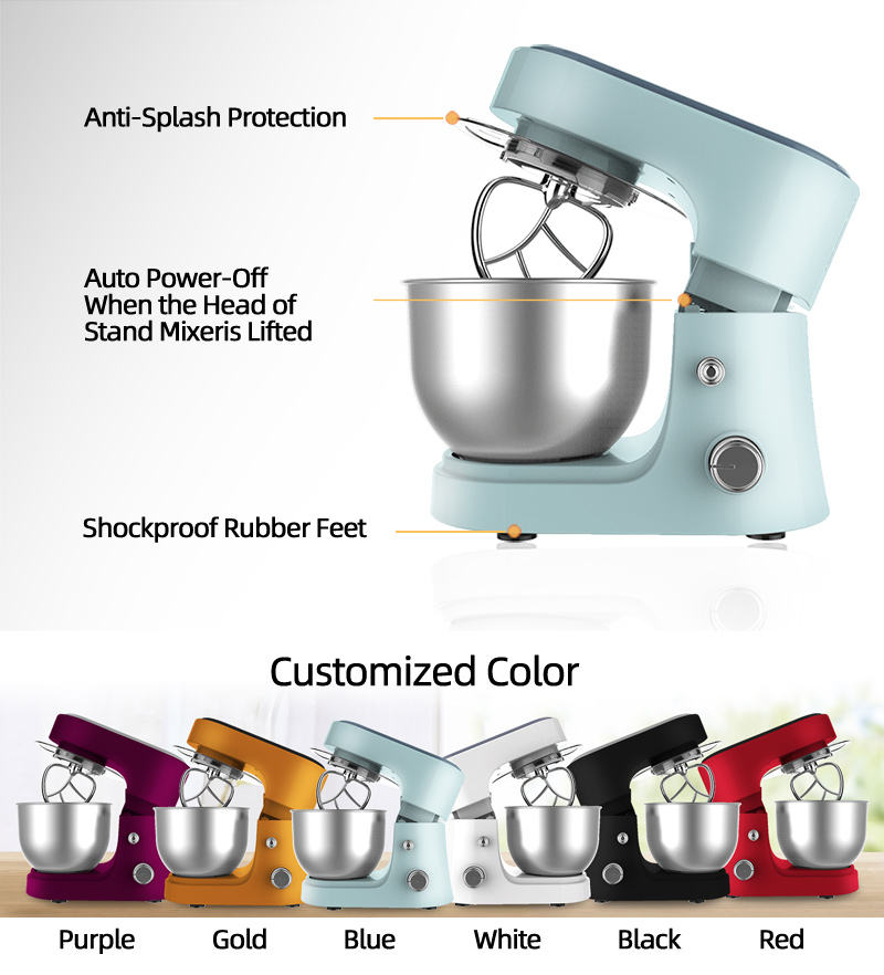 CX-6081 Standmixer Küchenmaschine mit Planetarischem Rührwerk