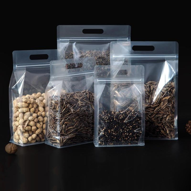 Wiederverschließbarer Standbodenbeutel mit Reißverschluss – OPP/PET/PE, 250g–5kg