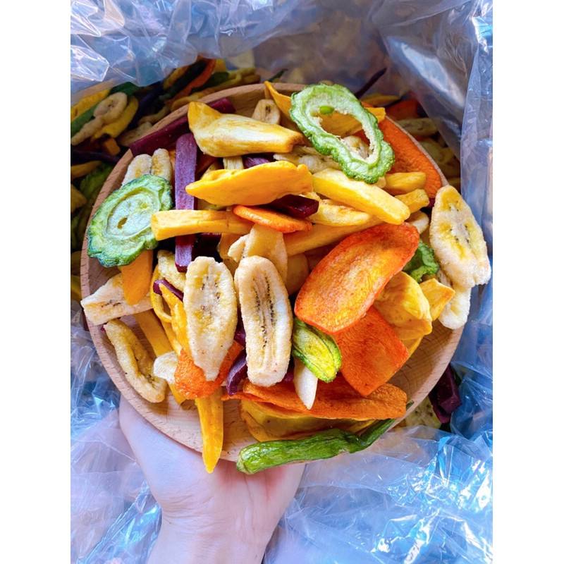Gefriergetrocknete Früchte & Gemüse – Knuspriger Snack-Mix