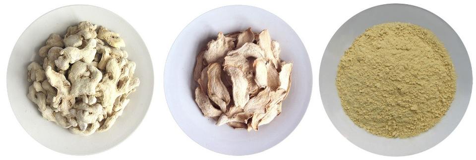 Getrockneter Ingwer in Lebensmittelqualität – Weiß & Hellgelb, 25 kg Karton