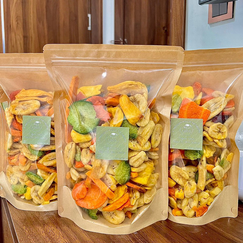 Gefriergetrocknete Früchte & Gemüse – Knusprige, gesunde Snacks im Mix