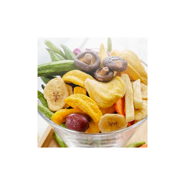 Knusprige Trockenfrüchte & Gemüsechips – Natürlicher Snack aus Vietnam