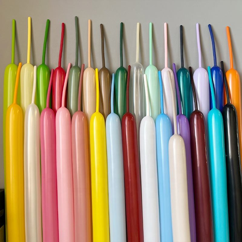 Magic Long Balloons 260q – Matte & Metallic, Eco-Friendly Party Deko