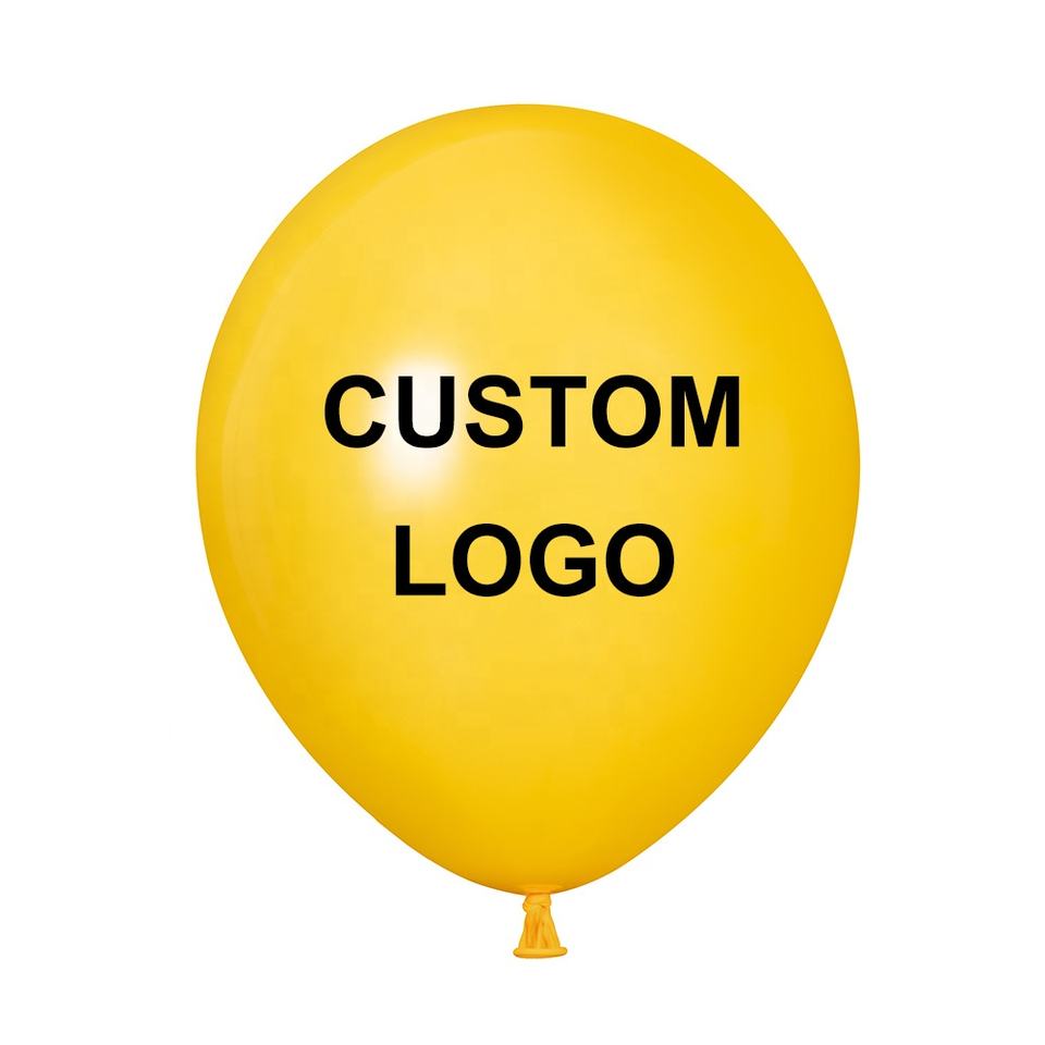 Personalisierte Latexballons mit Logo – 12 Zoll, umweltfreundlich