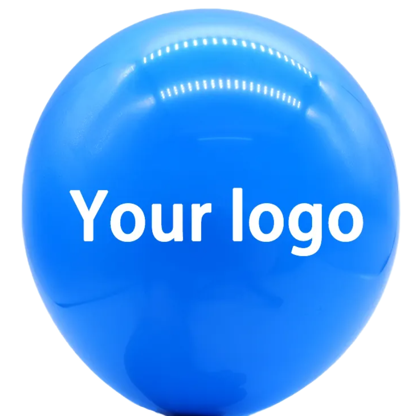 Personalisierte Latexballons mit Logo – 12 Zoll, umweltfreundlich